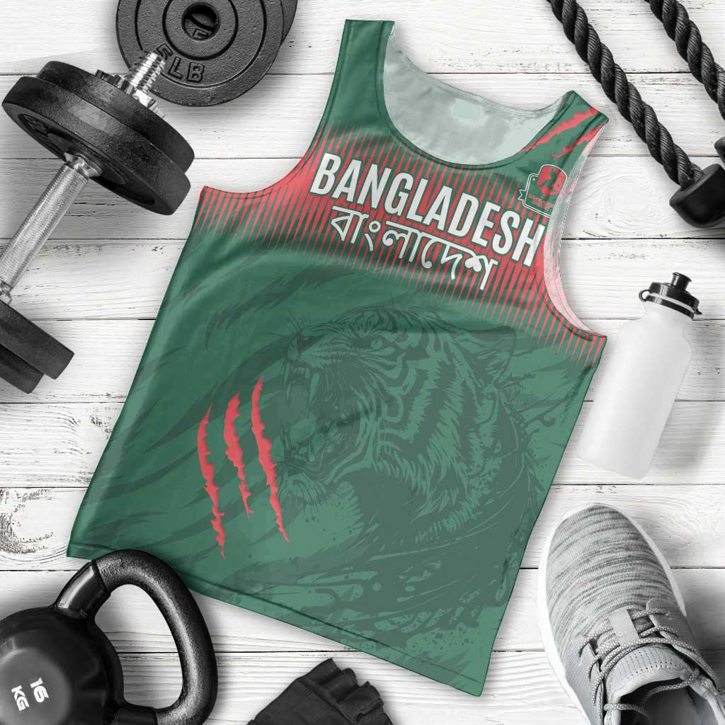 Custom Bangladesh Cricket Men Tank Top Go Tigers