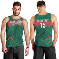 Custom Bangladesh Cricket Men Tank Top Go Tigers