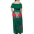 Custom Bangladesh Cricket Off Shoulder Maxi Dress Go Tigers