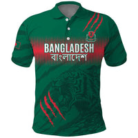 Custom Bangladesh Cricket Polo Shirt Go Tigers LT15