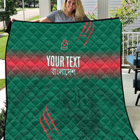 Custom Bangladesh Cricket Quilt Go Tigers