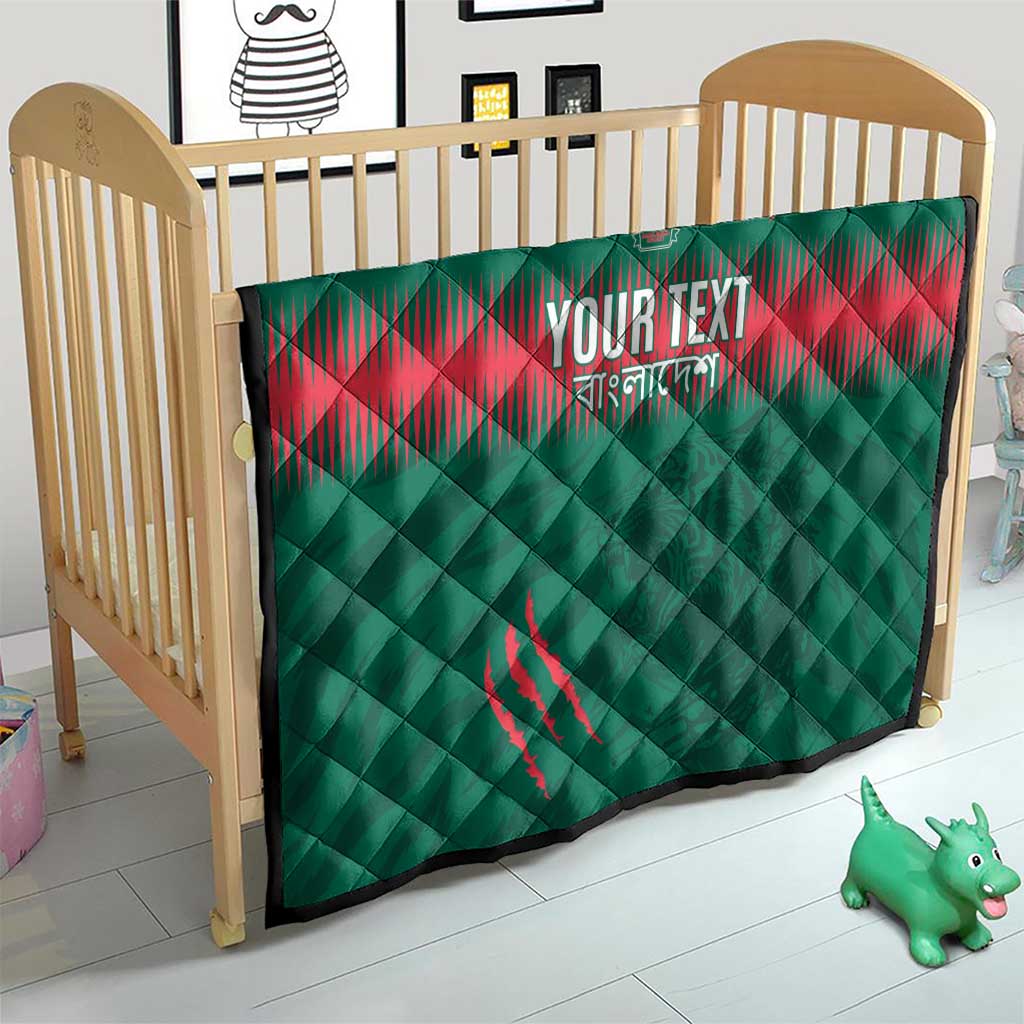 Custom Bangladesh Cricket Quilt Go Tigers
