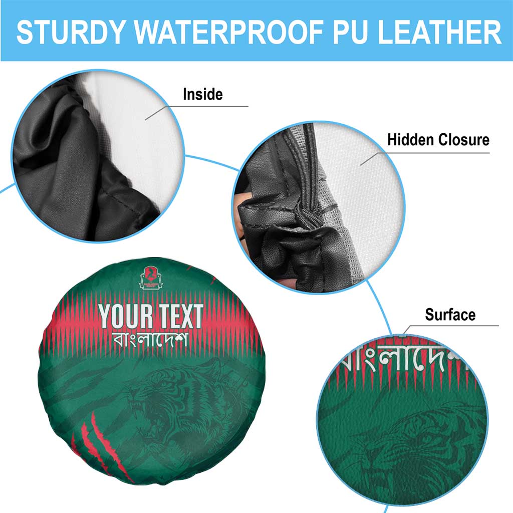 Custom Bangladesh Cricket Spare Tire Cover Go Tigers