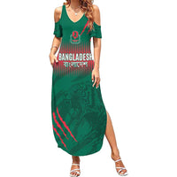 Custom Bangladesh Cricket Summer Maxi Dress Go Tigers
