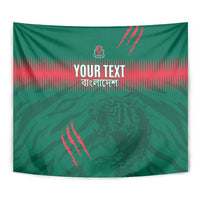 Custom Bangladesh Cricket Tapestry Go Tigers