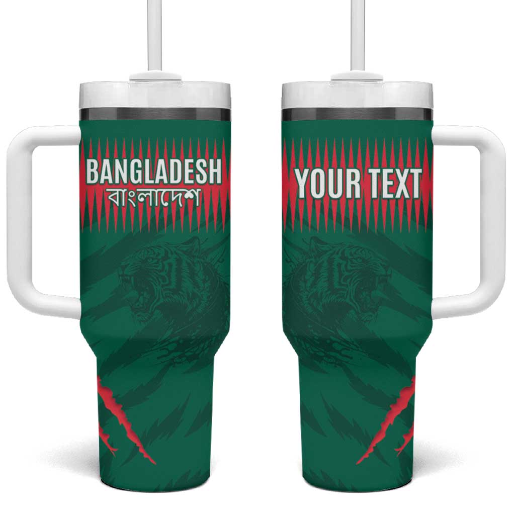 Custom Bangladesh Cricket Tumbler With Handle Go Tigers