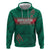 Custom Bangladesh Cricket Zip Hoodie Go Tigers