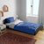 Custom England Cricket Bedding Set Go Three Lions - Blue Ver