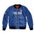 Custom England Cricket Bomber Jacket Go Three Lions - Blue Ver