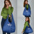 Custom England Cricket Grocery Bag Go Three Lions - Blue Ver