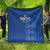 Custom England Cricket Quilt Go Three Lions - Blue Ver