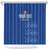 Custom England Cricket Shower Curtain Go Three Lions - Blue Ver