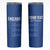 Custom England Cricket Skinny Tumbler Go Three Lions - Blue Ver