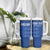 Custom England Cricket Tumbler With Handle Go Three Lions - Blue Ver