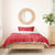 Custom England Cricket Bedding Set Go Three Lions - Red Ver