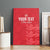 Custom England Cricket Canvas Wall Art Go Three Lions - Red Ver