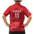Custom England Cricket Family Matching Mermaid Dress and Hawaiian Shirt Go Three Lions - Red Ver