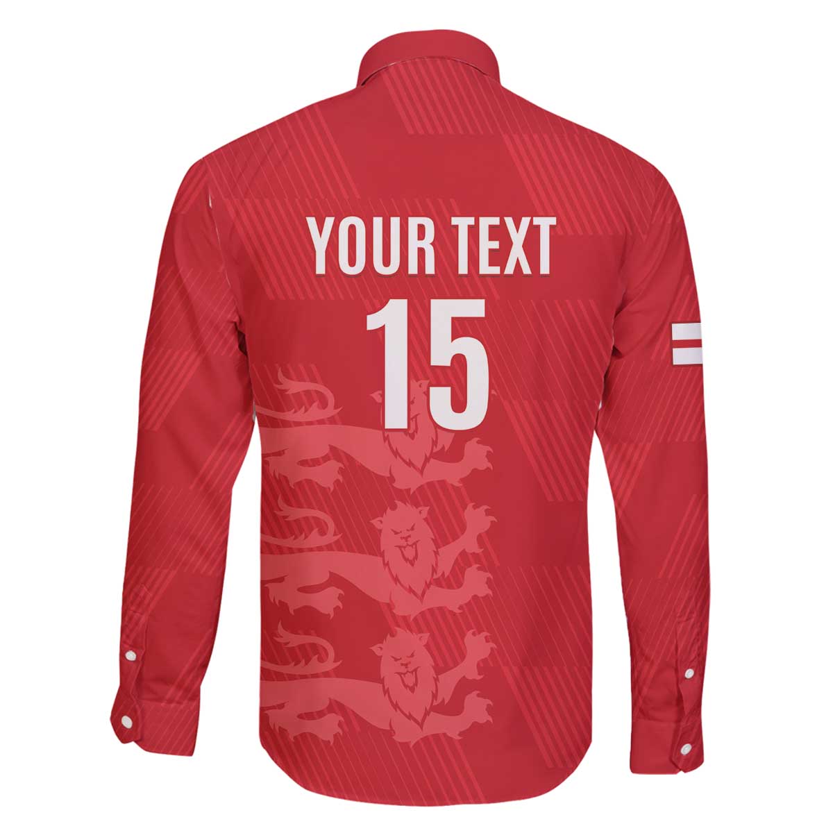 Custom England Cricket Family Matching Off The Shoulder Long Sleeve Dress and Hawaiian Shirt Go Three Lions - Red Ver