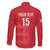 Custom England Cricket Family Matching Off The Shoulder Long Sleeve Dress and Hawaiian Shirt Go Three Lions - Red Ver
