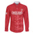 Custom England Cricket Family Matching Off Shoulder Short Dress and Hawaiian Shirt Go Three Lions - Red Ver