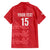 Custom England Cricket Family Matching Puletasi and Hawaiian Shirt Go Three Lions - Red Ver