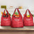 Custom England Cricket Grocery Bag Go Three Lions - Red Ver