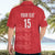 Custom England Cricket Hawaiian Shirt Go Three Lions - Red Ver
