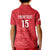 Custom England Cricket Kid Polo Shirt Go Three Lions - Red Ver