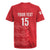 Custom England Cricket Rugby Jersey Go Three Lions - Red Ver