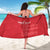 Custom England Cricket Sarong Go Three Lions - Red Ver