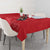 Custom England Cricket Tablecloth Go Three Lions - Red Ver