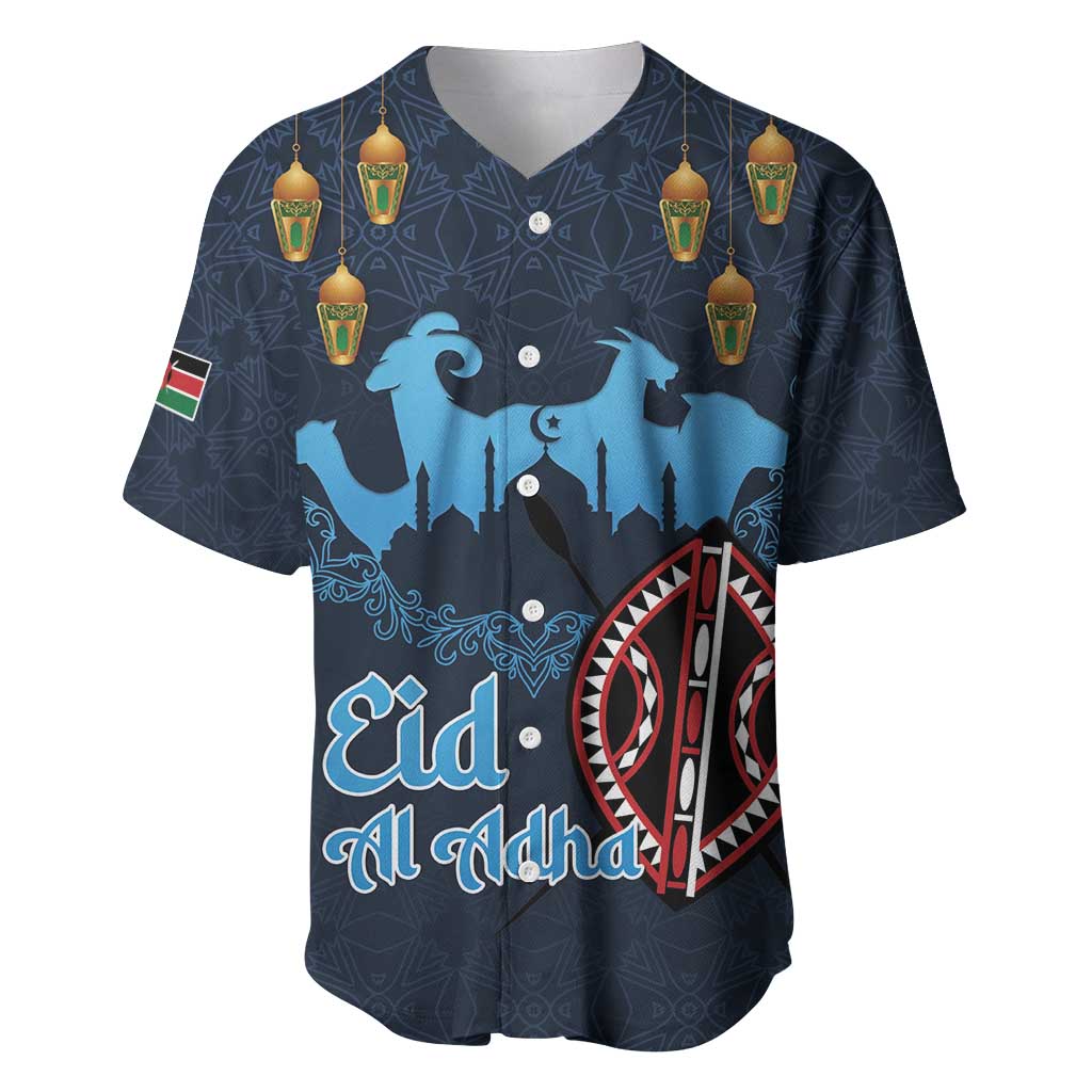Kenya Happy Eid Mubarak Baseball Jersey Eid Al-Adha
