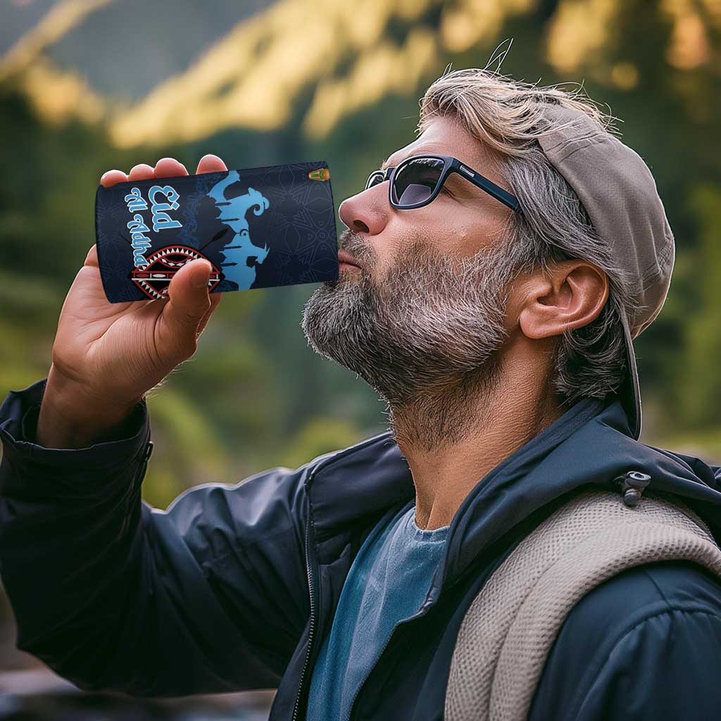 Kenya Happy Eid Mubarak 4 in 1 Can Cooler Tumbler Eid Al-Adha