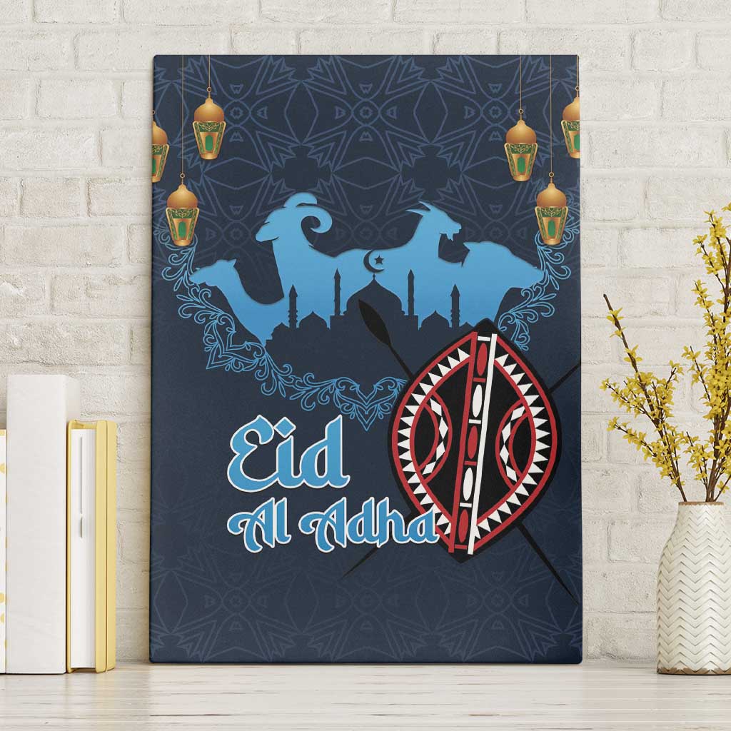Kenya Happy Eid Mubarak Canvas Wall Art Eid Al-Adha