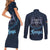Kenya Happy Eid Mubarak Couples Matching Short Sleeve Bodycon Dress and Long Sleeve Button Shirt Eid Al-Adha