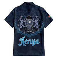 Kenya Happy Eid Mubarak Family Matching Long Sleeve Bodycon Dress and Hawaiian Shirt Eid Al-Adha