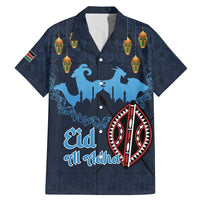 Kenya Happy Eid Mubarak Family Matching Mermaid Dress and Hawaiian Shirt Eid Al-Adha
