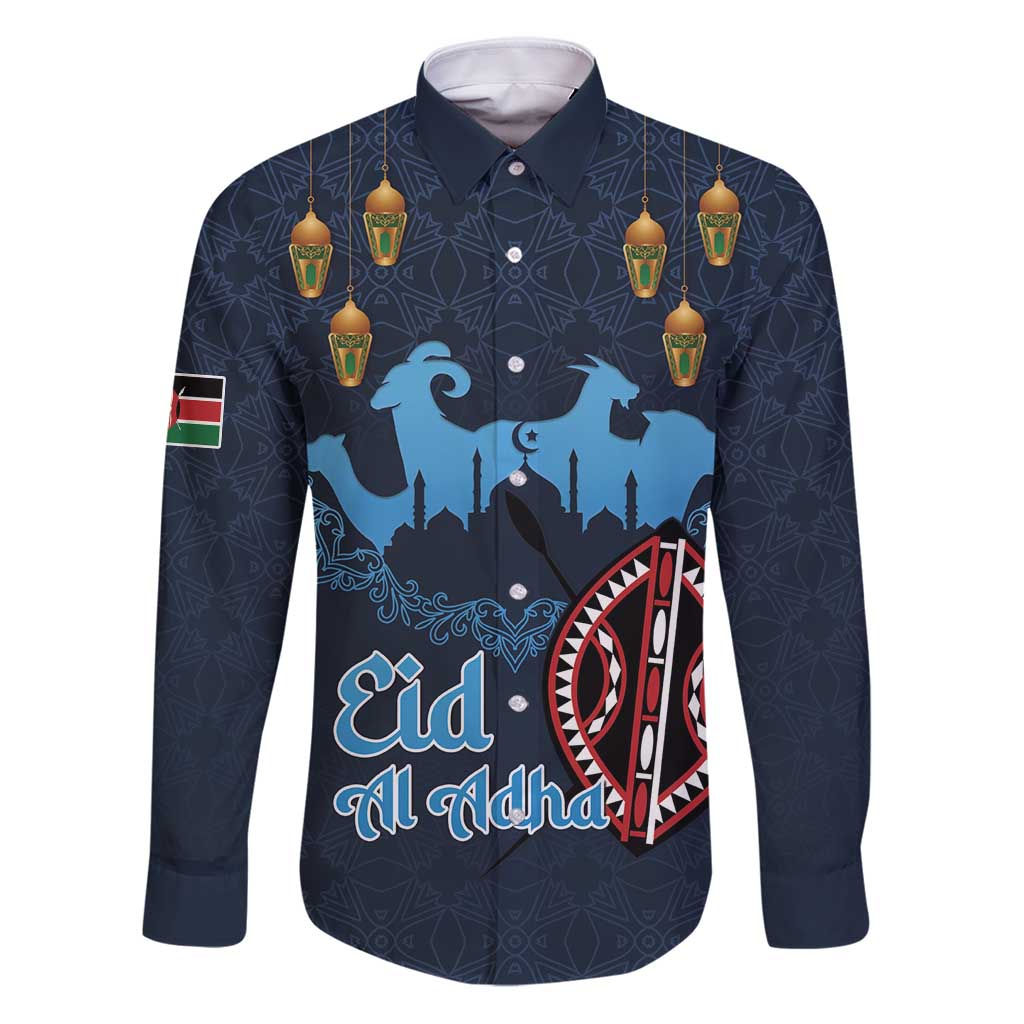 Kenya Happy Eid Mubarak Family Matching Puletasi and Hawaiian Shirt Eid Al-Adha