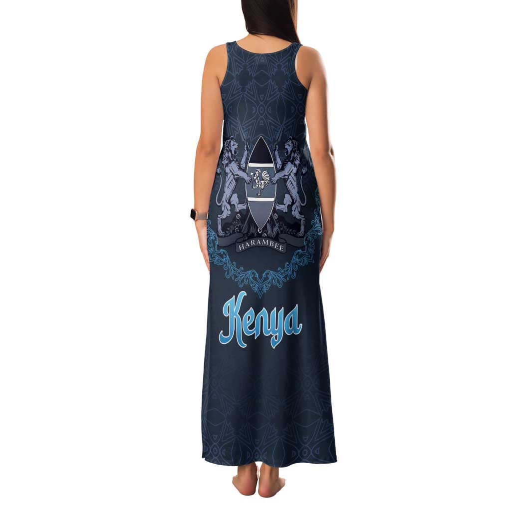 Kenya Happy Eid Mubarak Family Matching Tank Maxi Dress and Hawaiian Shirt Eid Al-Adha