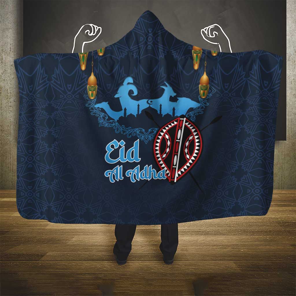 Kenya Happy Eid Mubarak Hooded Blanket Eid Al-Adha