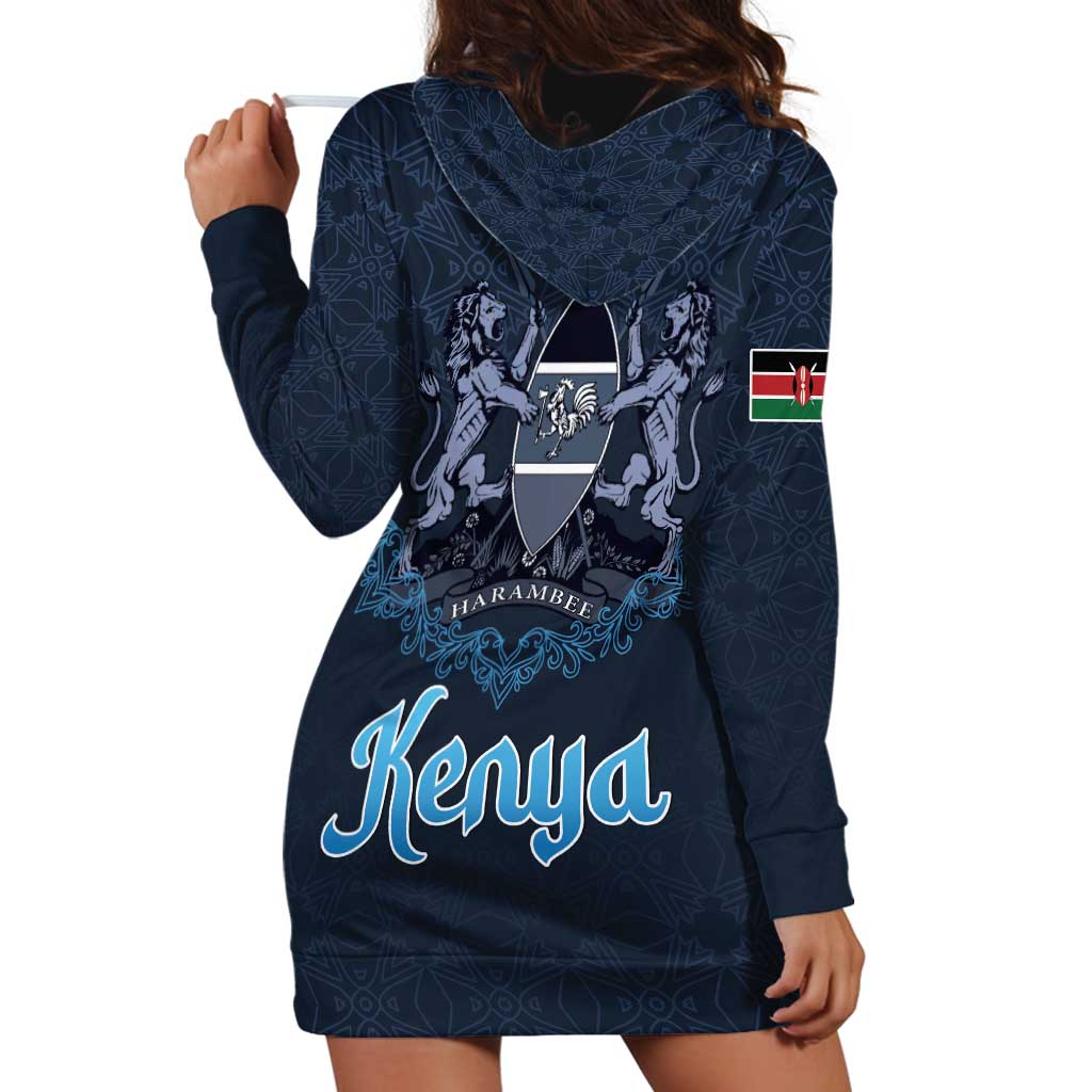 Kenya Happy Eid Mubarak Hoodie Dress Eid Al-Adha