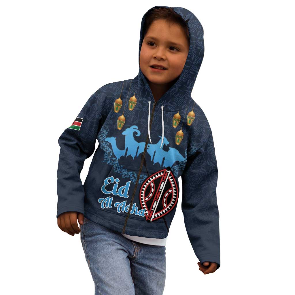 Kenya Happy Eid Mubarak Kid Hoodie Eid Al-Adha