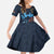 Kenya Happy Eid Mubarak Kid Short Sleeve Dress Eid Al-Adha