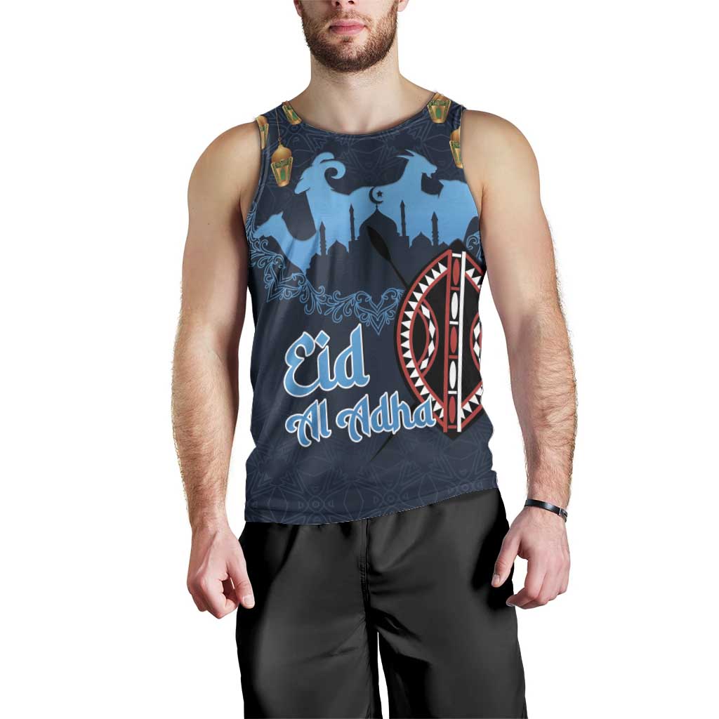 Kenya Happy Eid Mubarak Men Tank Top Eid Al-Adha