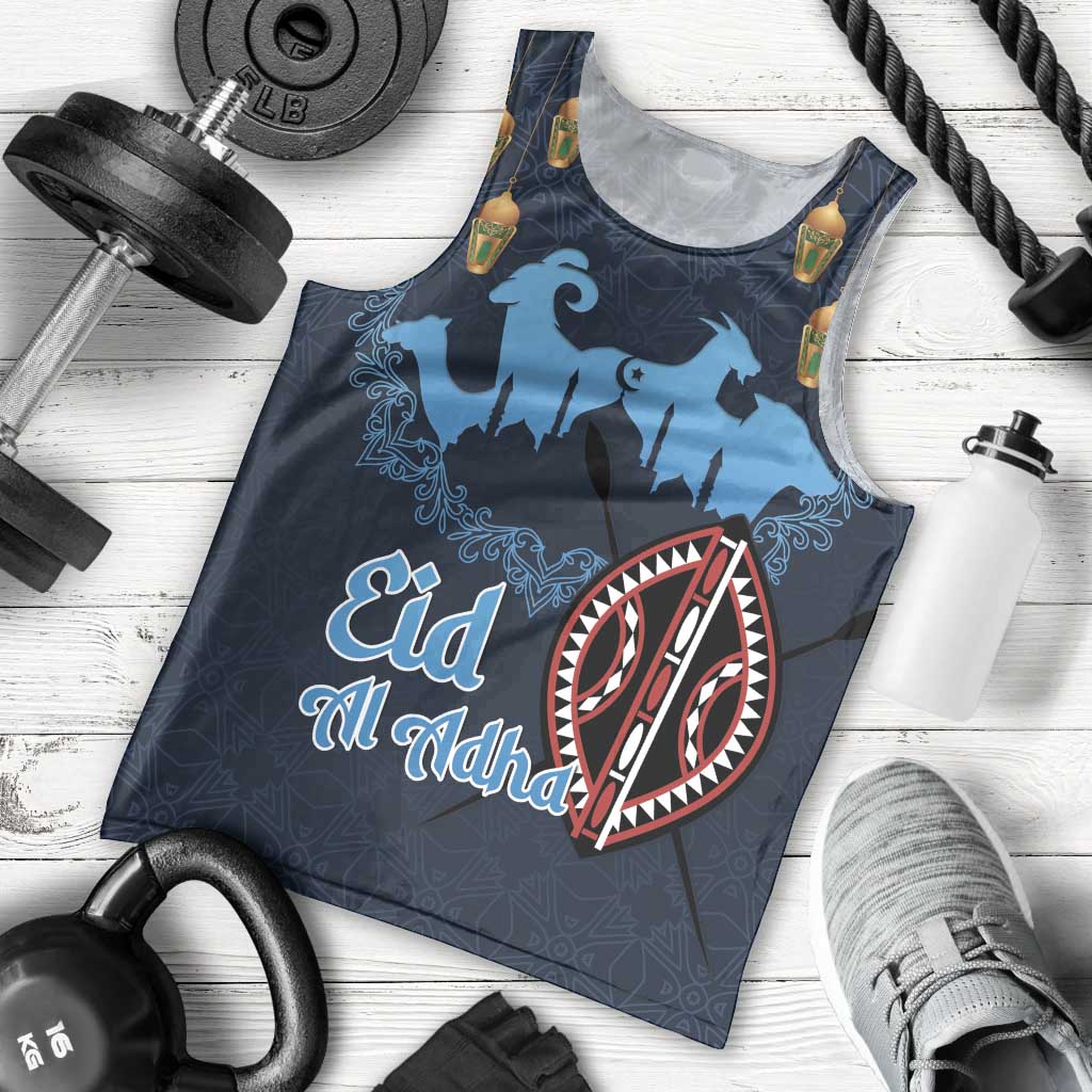 Kenya Happy Eid Mubarak Men Tank Top Eid Al-Adha