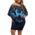 Kenya Happy Eid Mubarak Off Shoulder Short Dress Eid Al-Adha