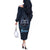 Kenya Happy Eid Mubarak Off The Shoulder Long Sleeve Dress Eid Al-Adha