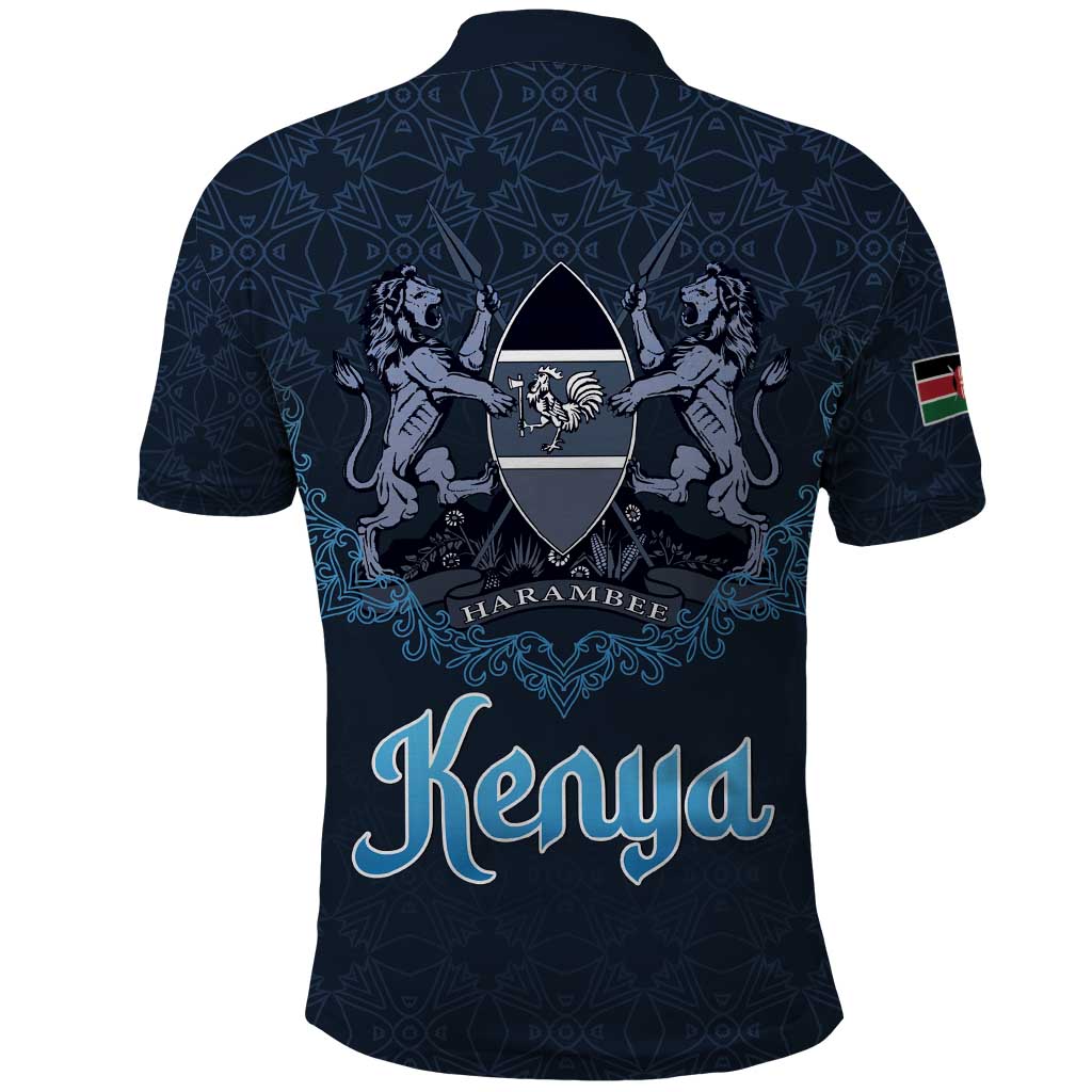 Kenya Happy Eid Mubarak Polo Shirt Eid Al-Adha