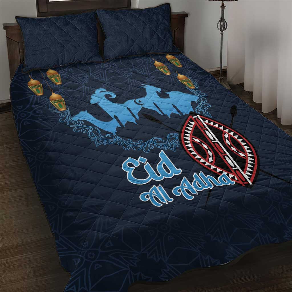Kenya Happy Eid Mubarak Quilt Bed Set Eid Al-Adha