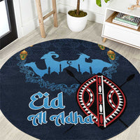 Kenya Happy Eid Mubarak Round Carpet Eid Al-Adha